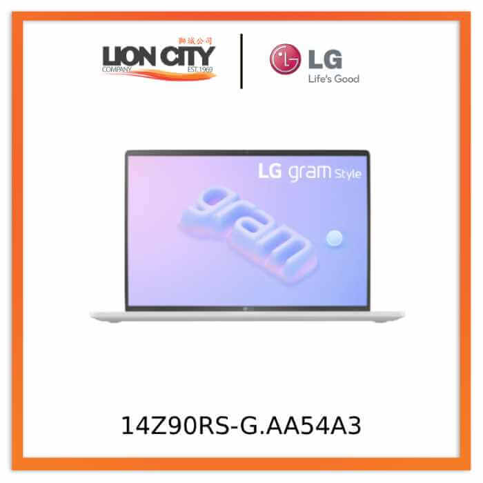 LG 14Z90RS-G.AA54A3 LG gram Style Aurora White 14.0" OLED Display and 13th Gen Intel® Core™ i5 Processor