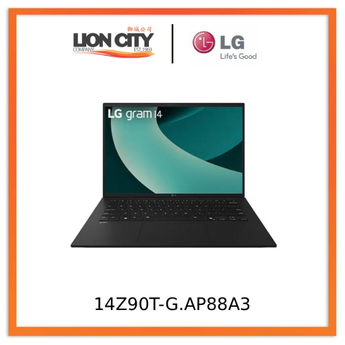 LG 14Z90T-G.AP88A3 Gram 14” Lightweight Intel® Arrow Lake H Laptop Windows 11 Pro Gram AI