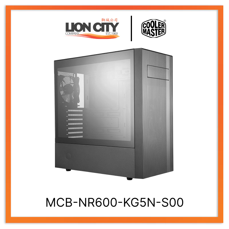 Cooler Master MCB-NR600-KG5N-S00 CM MASTERBOX NR600 ATX Case With T.G / ODD