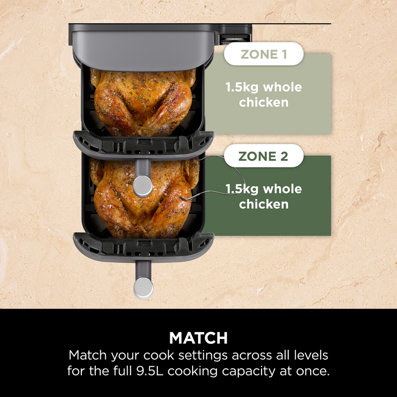 Ninja SL451SM Double Stack XL 9.5L Air Fryer