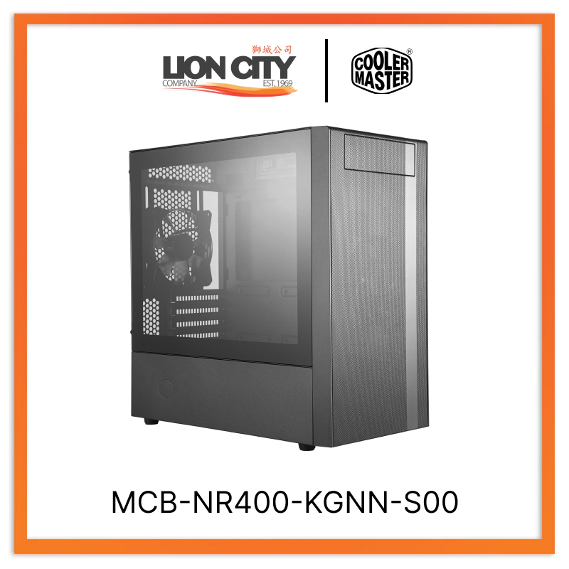 Cooler Master MCB-NR400-KGNN-S00 CM MASTERBOX NR400 m-ATX Case With T.G