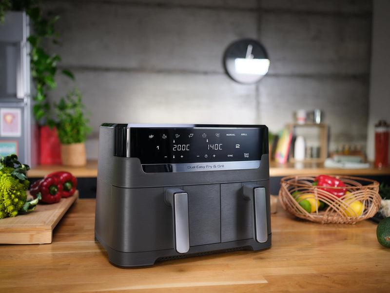 Tefal Dual Easy Fry & Grill 8.3L Twin-Drawer Air Fryer
