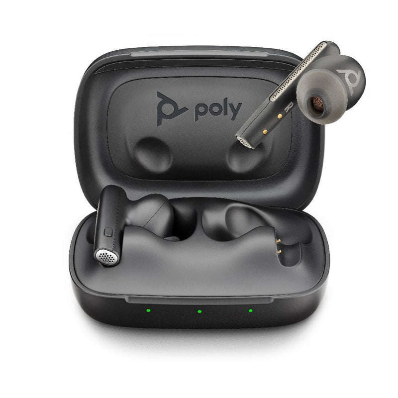 HP Poly Voyager Free 60 MS Teams Wireless Earbuds USB-C Black