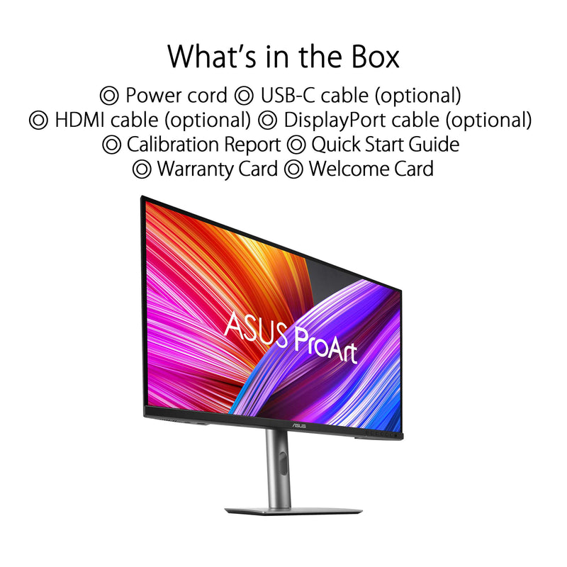 ASUS ProArt Display PA279CRV Monitor Silver