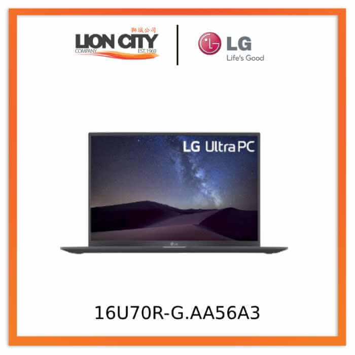 LG 16U70R-G.AA56A3 gram UltraPC 16" IPS Display with Ryzen™ 5 AMD Radeon™ Graphics