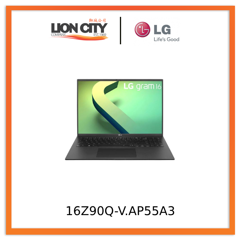 LG 16Z90Q-V.AP55A3 gram 16.0'' with 12th Gen Intel® Core™ i5 Processor and WQXGA (2560 x 1600) Anti-Glare IPS Display