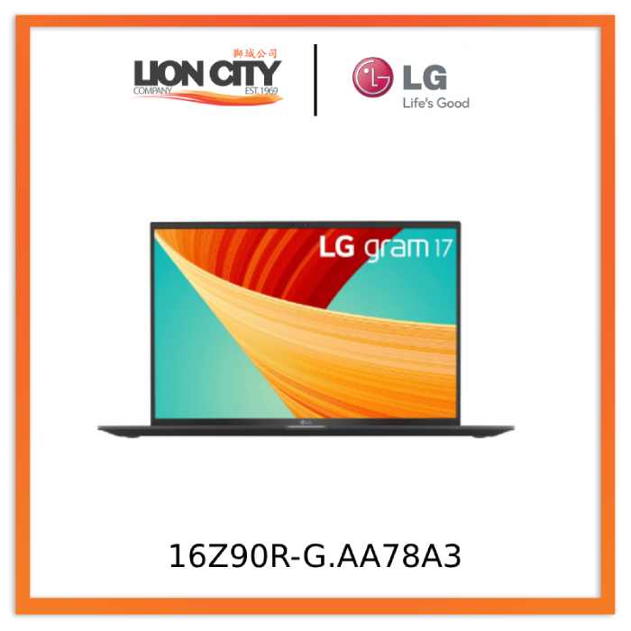 LG 16Z90R-G.AA78A3 LG gram 16.0" with 13th Gen Intel® Core™ i7 Processor and WQXGA (2560 x 1600) Anti-Glare IPS Display