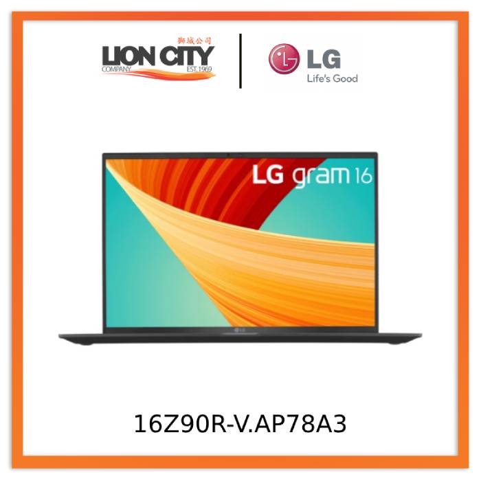 LG 16Z90R-V.AP78A3 16.0" with 13th Gen Intel® Core™ i7 Processor and WQXGA (2560 x 1600) Anti-Glare IPS Display