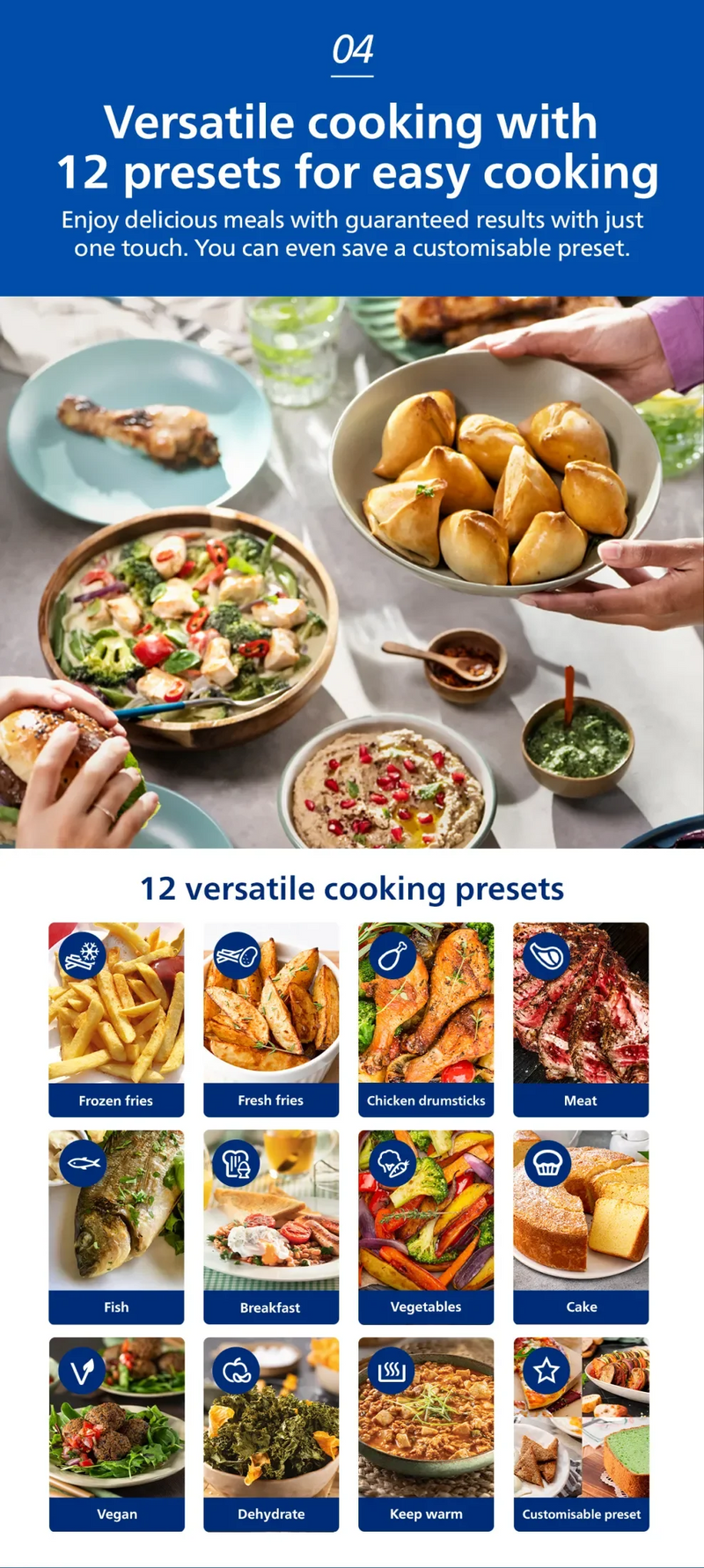 Philips NA342/09 7.2L Air Fryer with RapidAir Plus Technology