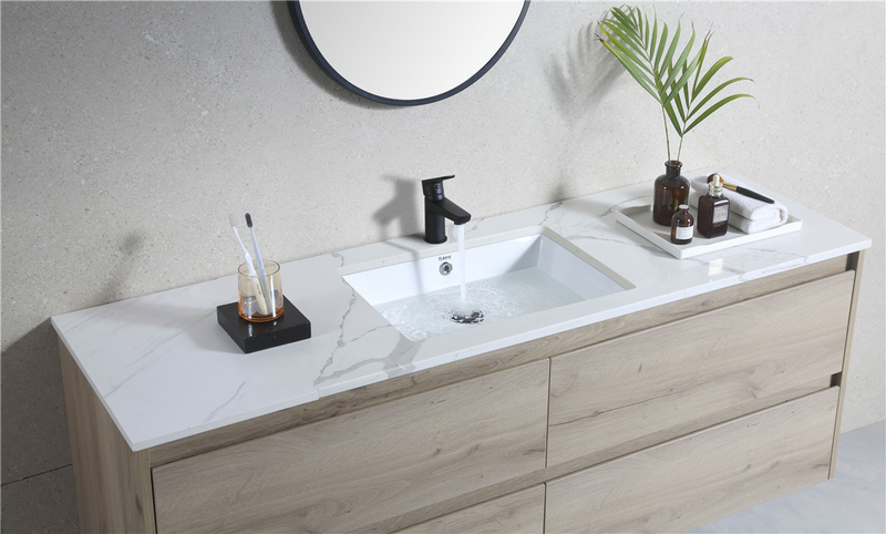 Rubine NUE 53 53cm Undermount Ceramic Basin Gloss White