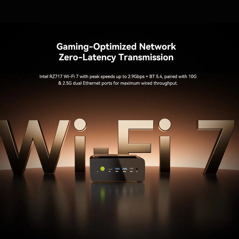 GMKtec EVO-T2S AI Mini PC Intel Ultra X7 Black
