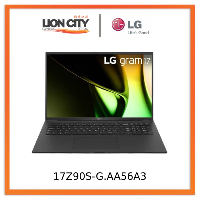 LG 17Z90S-G.AA56A3 gram 17” | Ultra-lightweight | 16:10 Anti-glare IPS display | Intel® Core™ Ultra 7 Processor