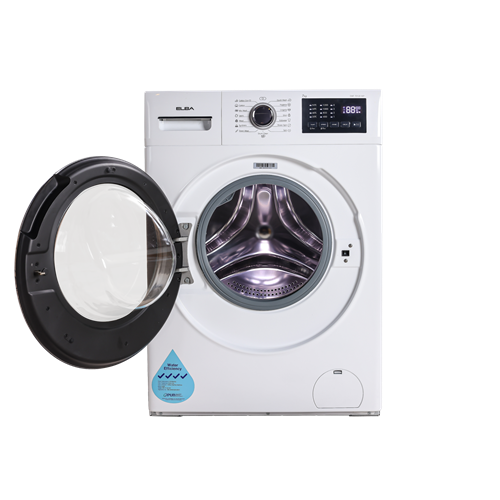 Elba EBD 781H VT 7kg Heat Pump Dryer + EWF 70120 WP 7kg Front Load Washing Machine