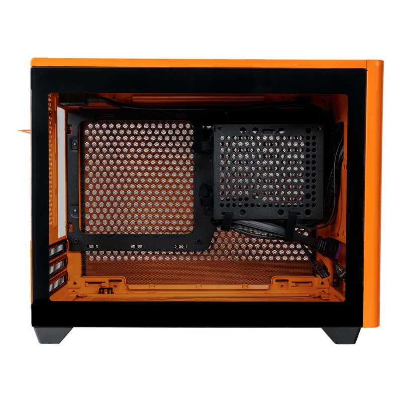 Cooler Master MCB-NR200P-OCNN-S00 CM MASTERBOX NR200P SFF m-ITX Case With T.G Orange