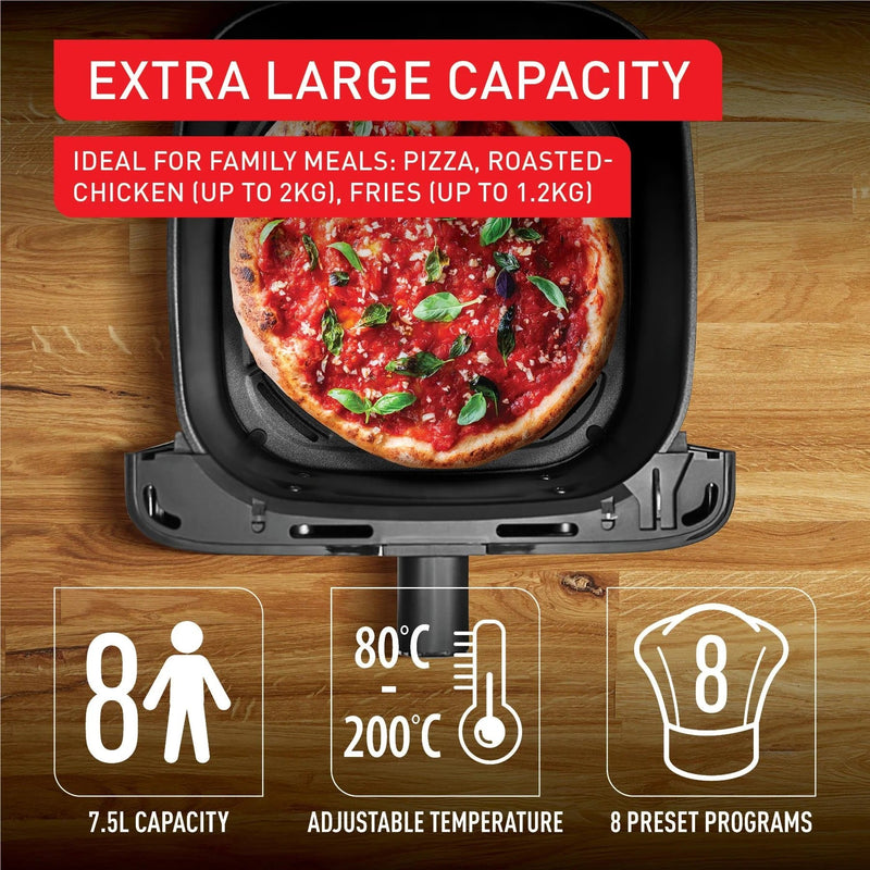 Tefal Easy Fry Mega Digital Air Fryer 7.5L with 8 Preset Programs