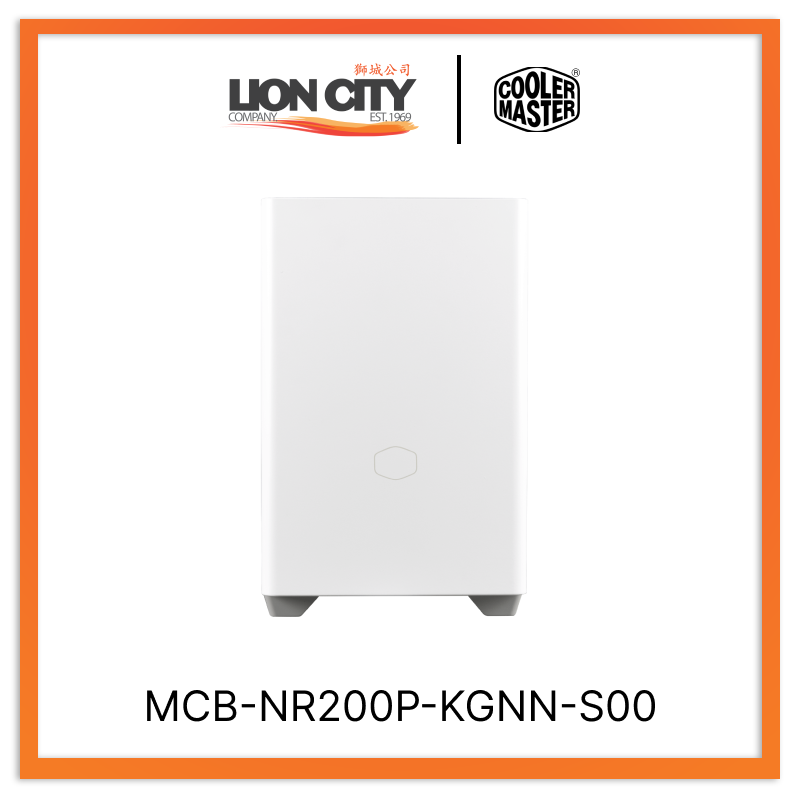 Cooler Master MCB-NR200P-KGNN-S00 CM MASTERBOX NR200P SFF m-ITX CASE WITH T.G