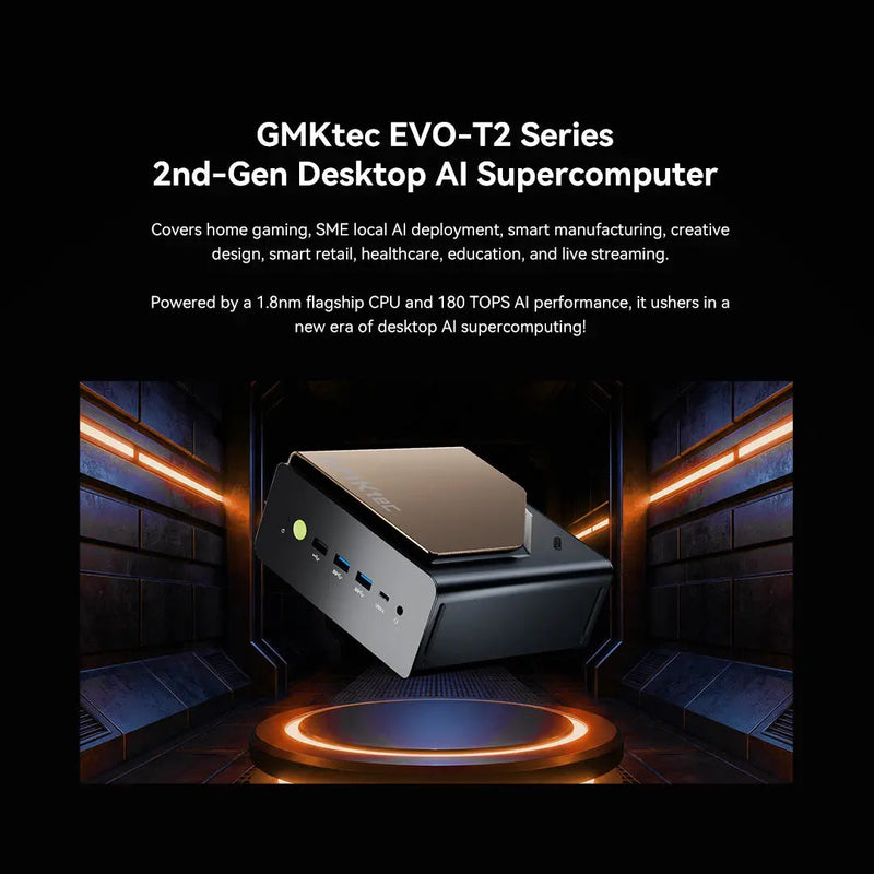 GMKtec EVO-T2S Intel Ultra X7 358H Mini PC
