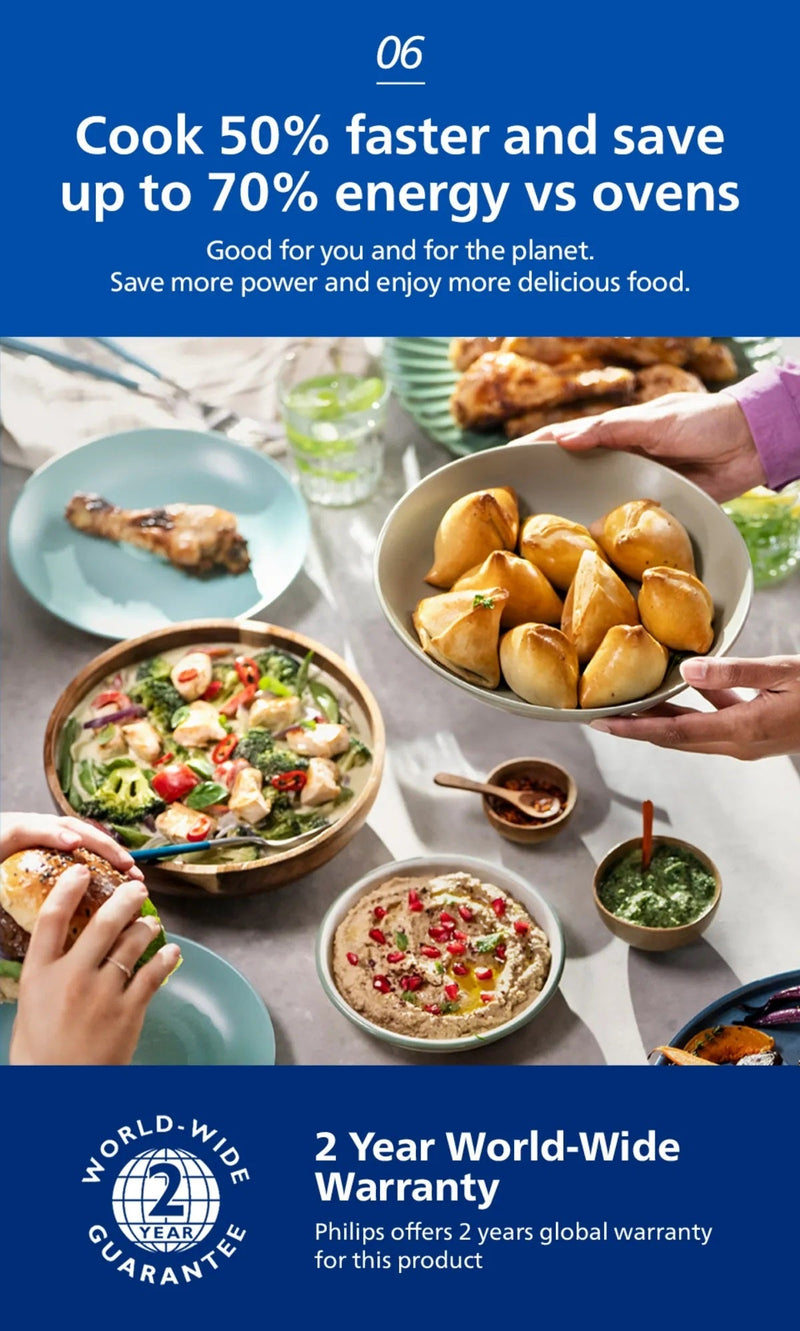 Philips 13-in-1 Digital Air Fryer 4.2L RapidAir 2000 Series