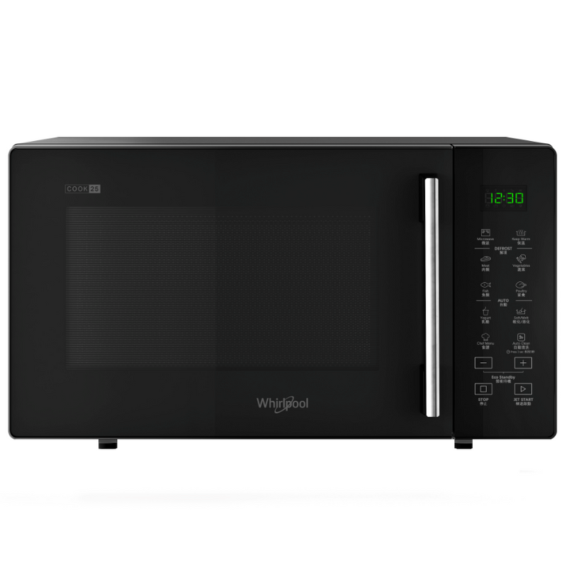 Whirlpool MS2502B 25L Solo Freestanding Microwave Oven with Auto Cook