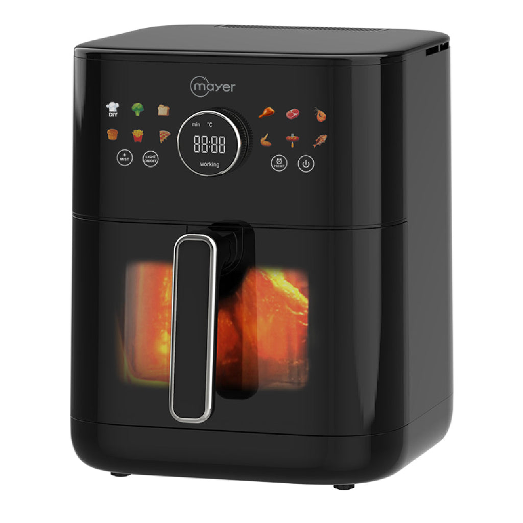 Mayer Double Heating 6L Air Fryer with Mist Technology