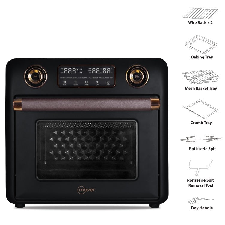 Mayer 40L Digital Convection Oven with Air Fryer Function