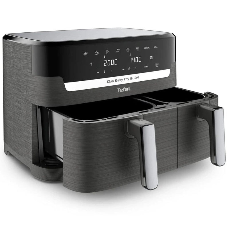 Tefal Dual Easy Fry & Grill 8.3L Twin-Drawer Air Fryer