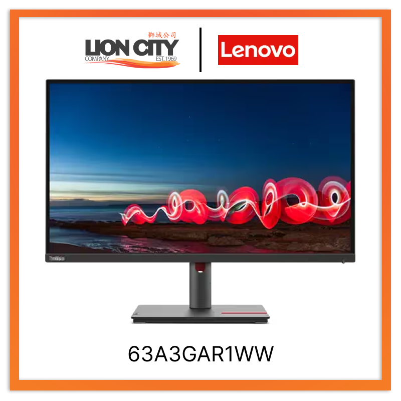 Lenovo ThinkVision T27h-30 27" USB-C Monitor 63A3GAR1WW