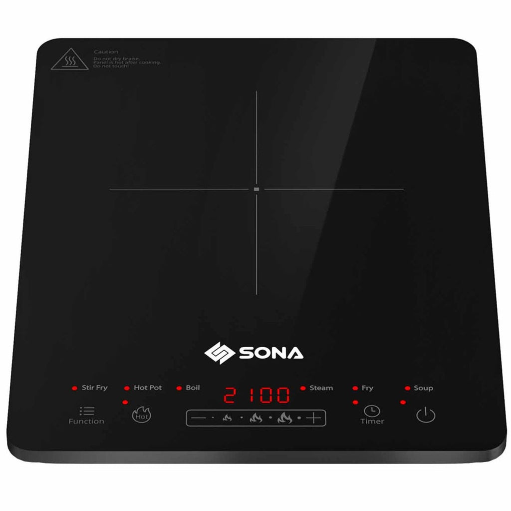 Sona SIC8621 Slim 2100W Induction Cooker with Digital Display