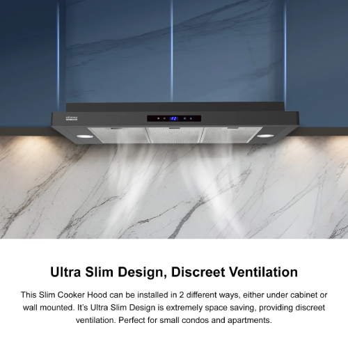 Europace ECH5501DBK 90cm Slimline Hood