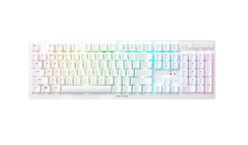 Razer DeathStalker V2 Pro Clicky Optical Wireless Gaming Keyboard White