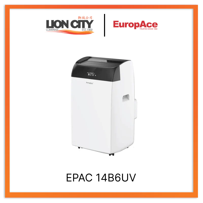 EuropAce Epac14B6Uv 14,000Btu Portable Aircon