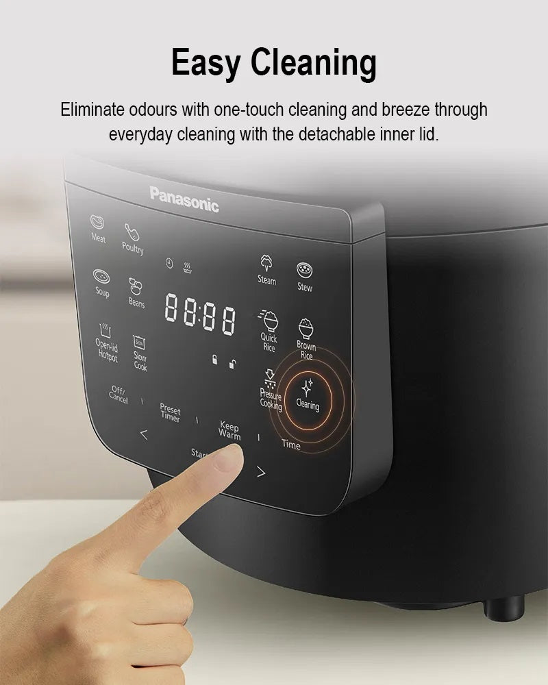 Panasonic 4L Electric Pressure Cooker with 12 Auto Menus