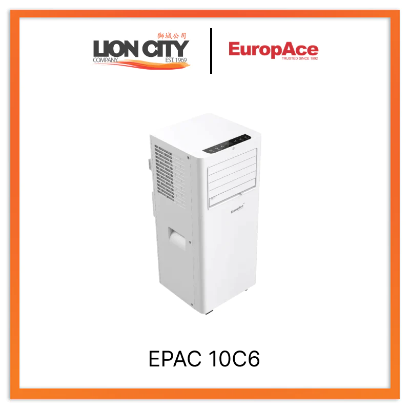 EuropAce Epac10C6 4-In-1 10,000 Btu Portable Aircon