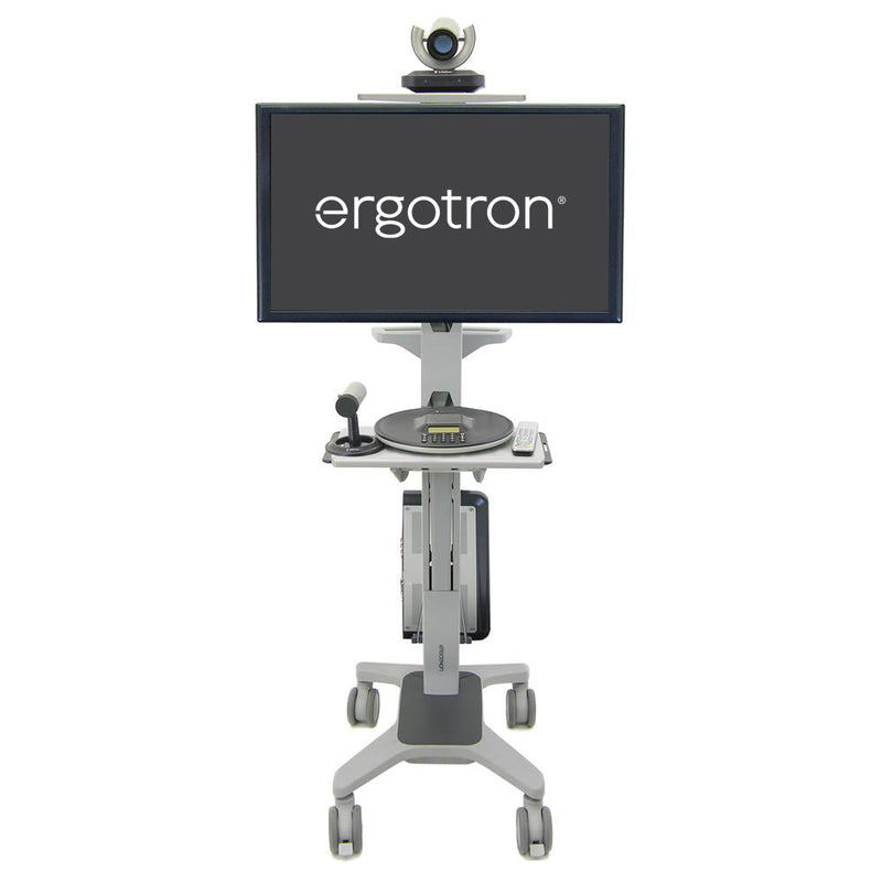 Ergotron Neo-Flex WideView WorkSpace Cart Two-Tone Grey 24-189-055