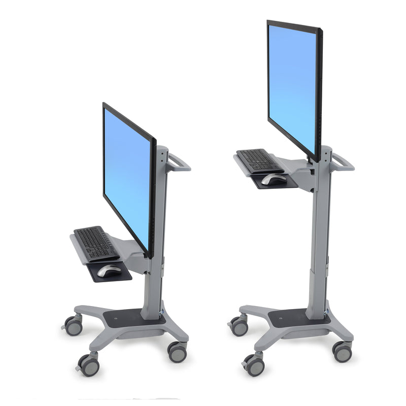 Ergotron Neo-Flex WideView WorkSpace Cart Two-Tone Grey 24-189-055