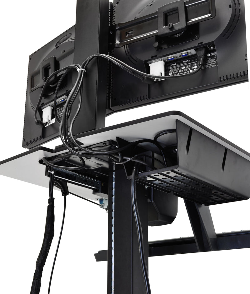Ergotron WorkFit-C Dual Sit-Stand Workstation 24-214-085