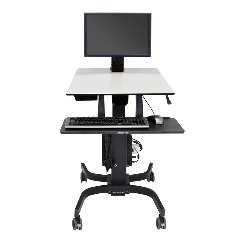 Ergotron WorkFit-C Single LD Sit-Stand Workstation Black 24-215-085