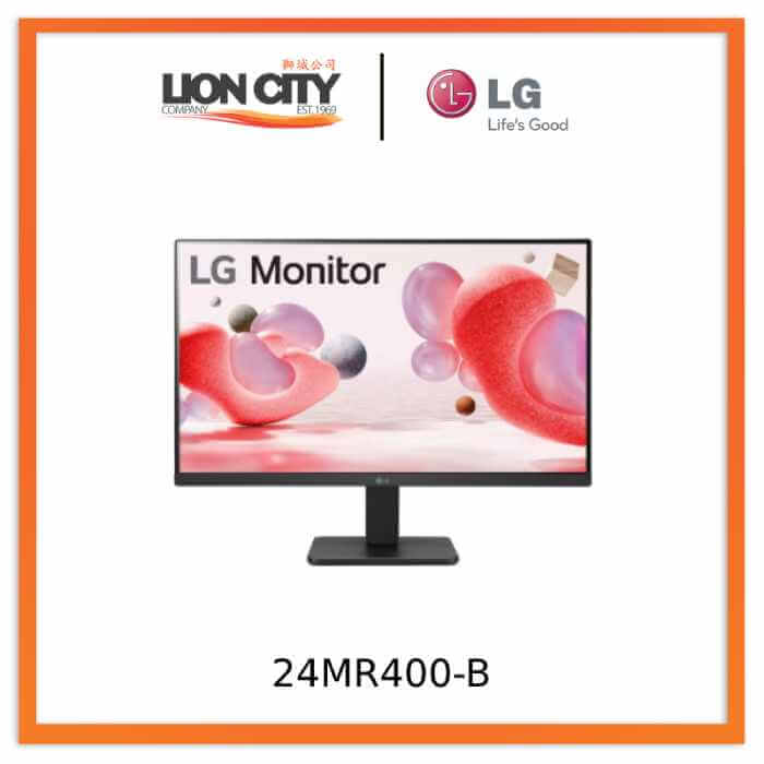 LG 24MR400-B 24" FHD 3-Side Borderless IPS 100Hz Monitor