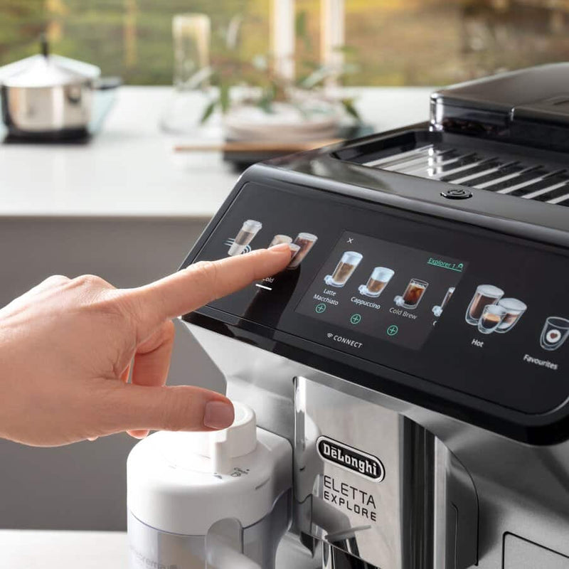 DeLonghi Eletta Explore Automatic Coffee Maker ECAM450.65.S EX:4