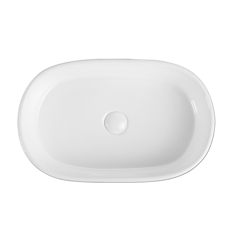 Rubine EVEA 55 Ceramic Basin Gloss White