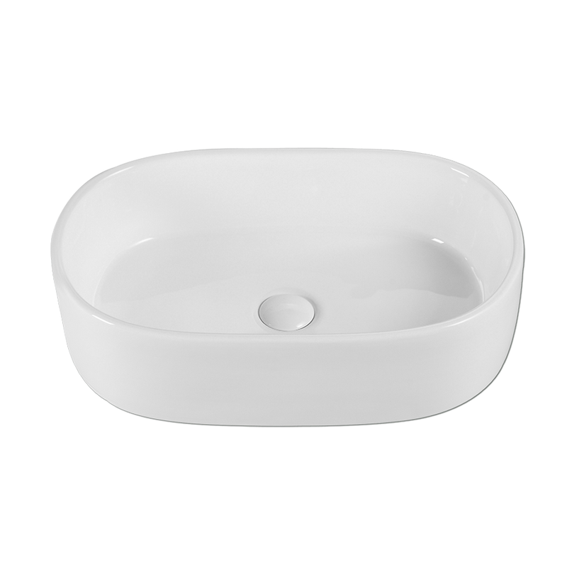 Rubine EVEA 55 Ceramic Basin Gloss White