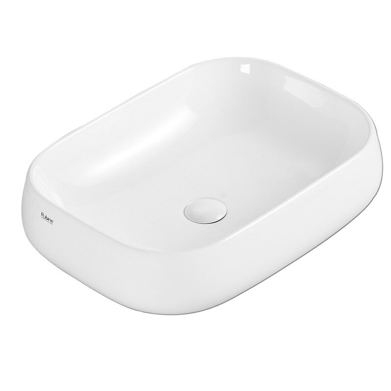 Rubine EVEA 56 Ceramic Basin Gloss White