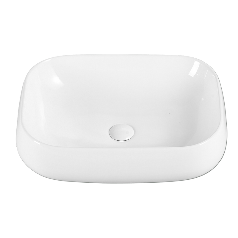 Rubine EVEA 56 Ceramic Basin Gloss White
