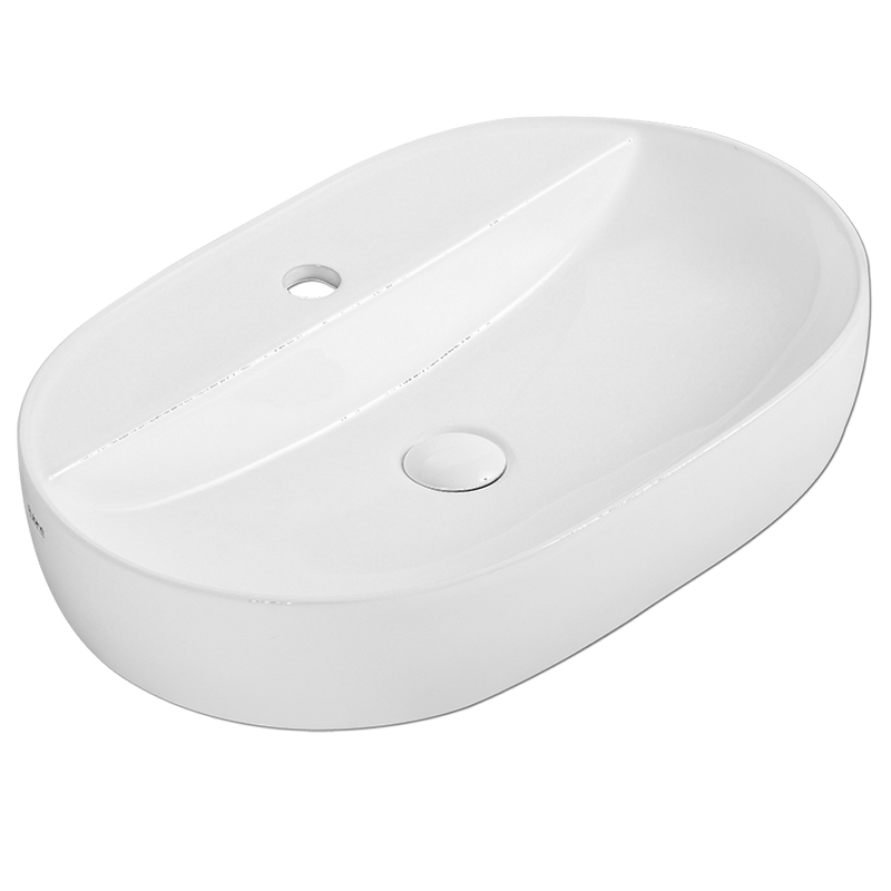 Rubine EVEA 60M Ceramic Basin Gloss White