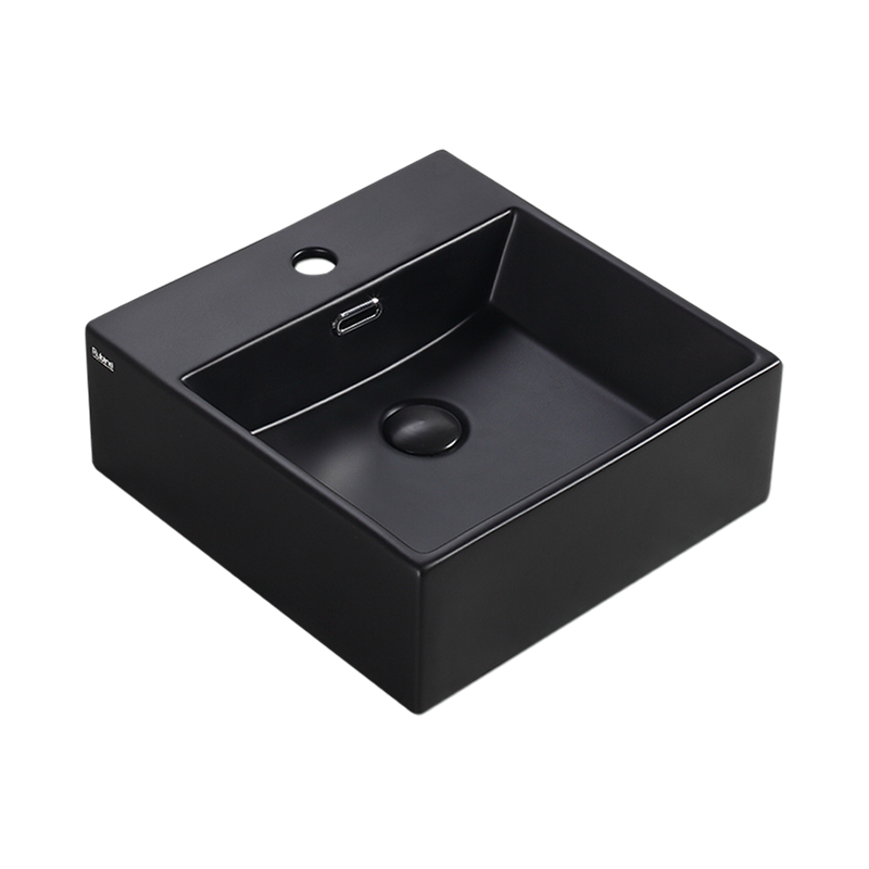 Rubine VENTO 40M-BK Ceramic Basin Matte Black