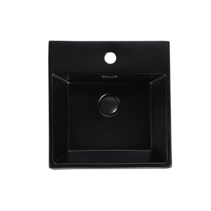 Rubine VENTO 40M-BK Ceramic Basin Matte Black