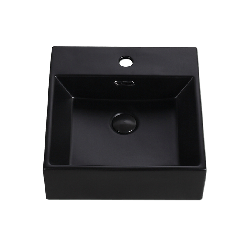 Rubine VENTO 40M-BK Ceramic Basin Matte Black