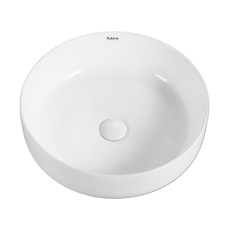 Rubine SPIN 44 Ceramic Basin Gloss White
