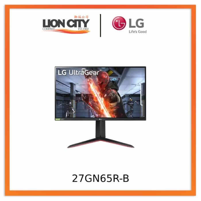 LG 27GN65R-B 27" UltraGear FHD IPS 1ms 144Hz HDR Monitor with G-SYNC Compatibility
