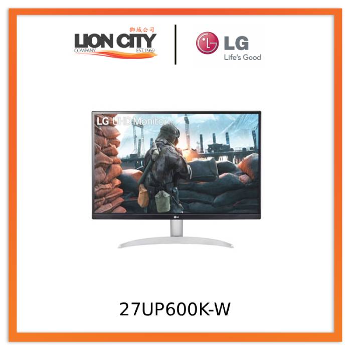 LG 27UP600K-W LG UHD 4K 27" IPS Display Monitor